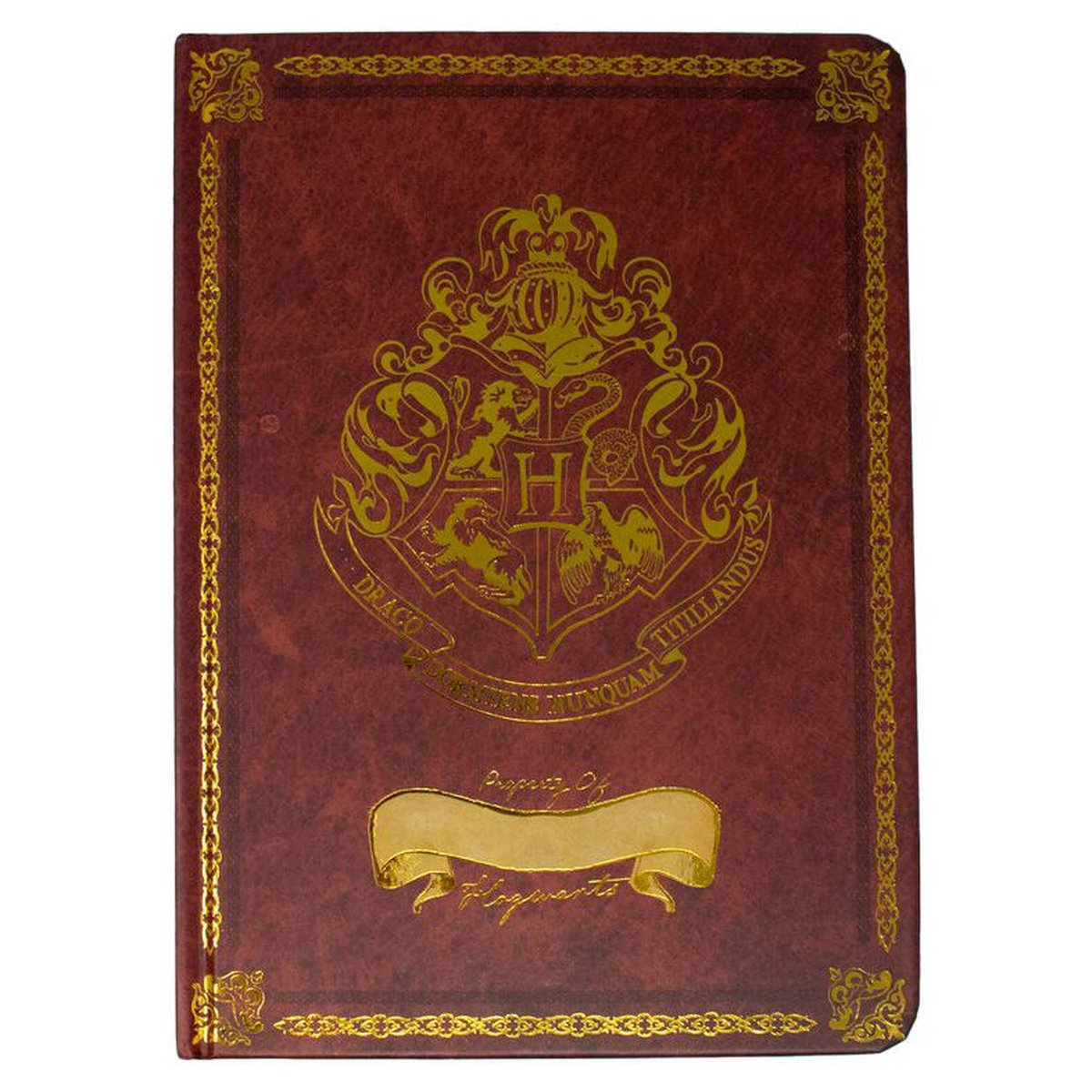 Harry Potter Hogwarts A5 notebook - rood